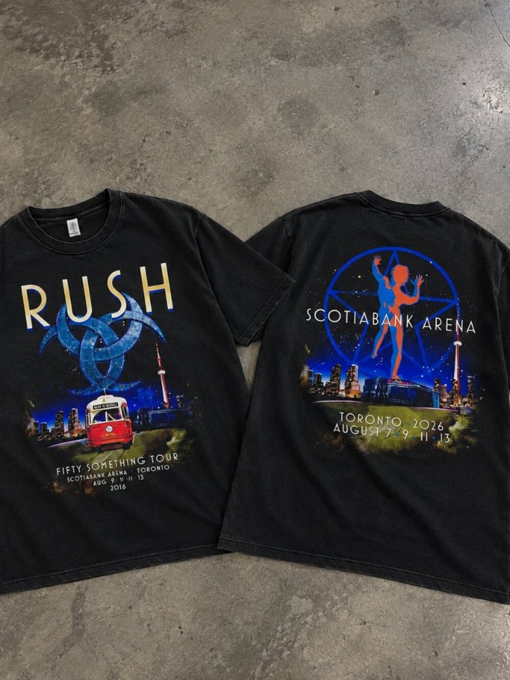 Rush Fifty Something Tour 2026 Scotiabank Arena Graphic T-Shirt